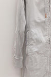 BORIS BIDJAN SABERI top ZIPPER3.1 FTO00002 +F0406C white cement color pure cotton PBBS30